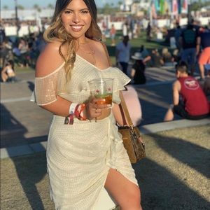 White and gold Two piece set